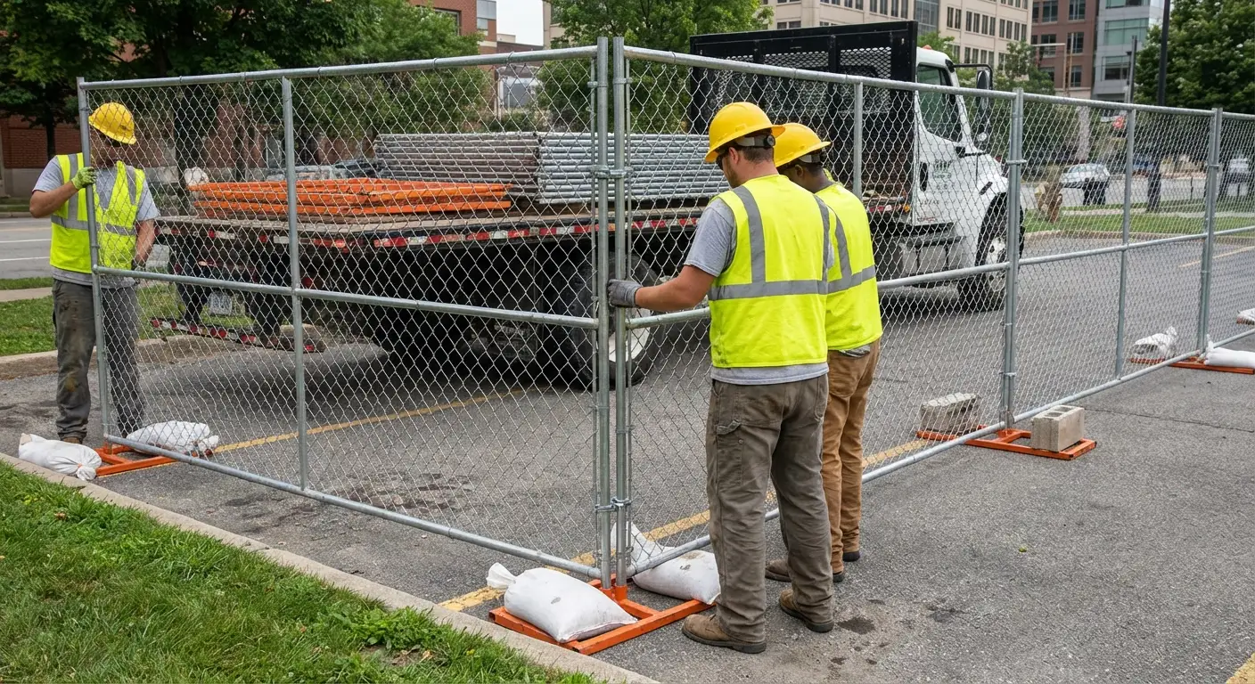 Temporary fencing solutions meeting Levittown requirements