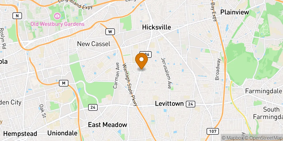  neighborhood map in Levittown, NY